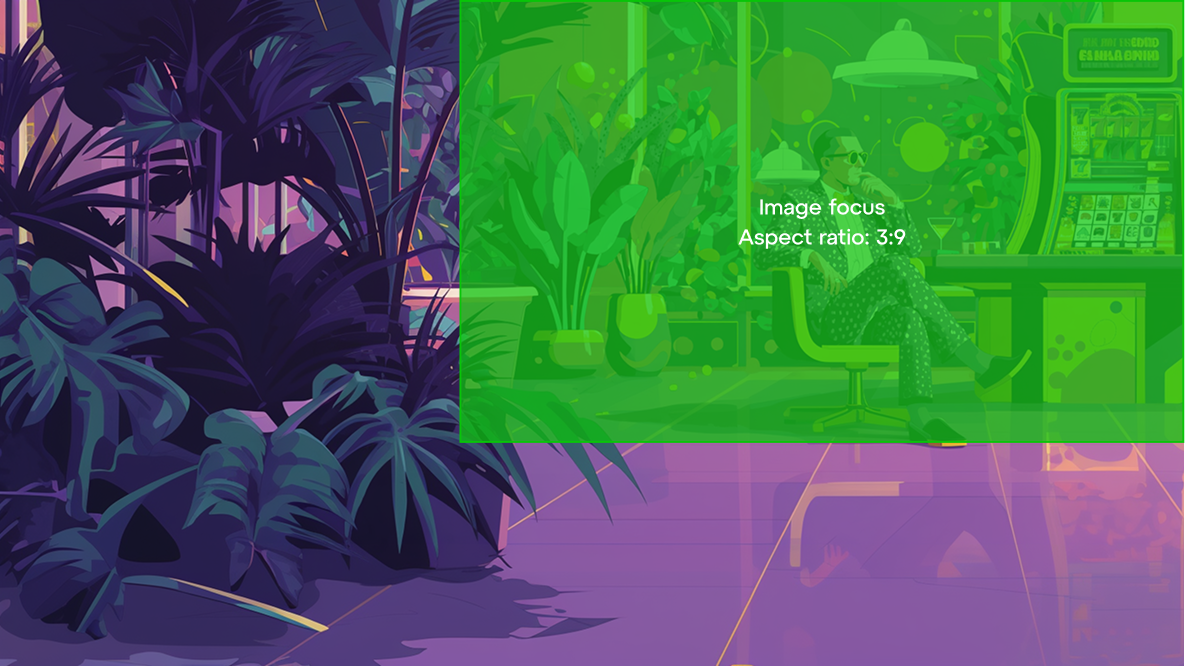 Banner focus area